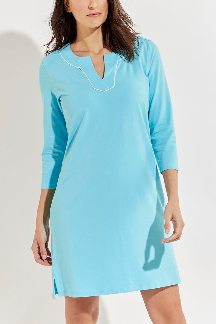 Women's Oceanview Tunic Dress | Aruba Blue