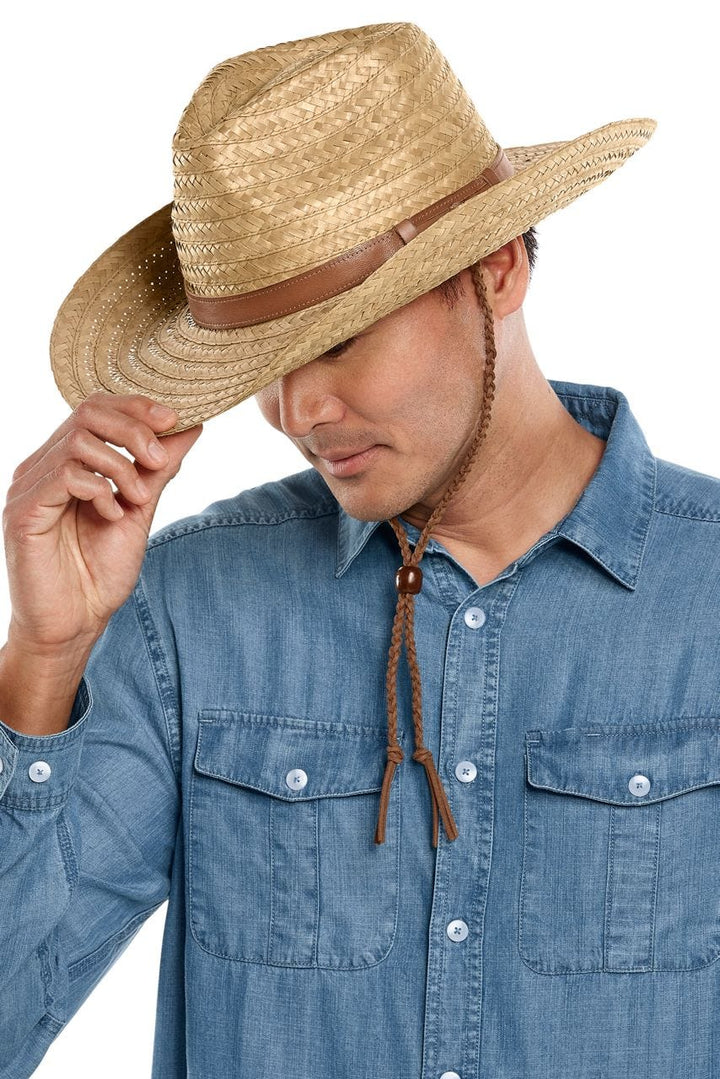 TUWABEII Cowboy Hats,Men Sun Cap Fishing Quick Dry Outdoor Protection Cap
