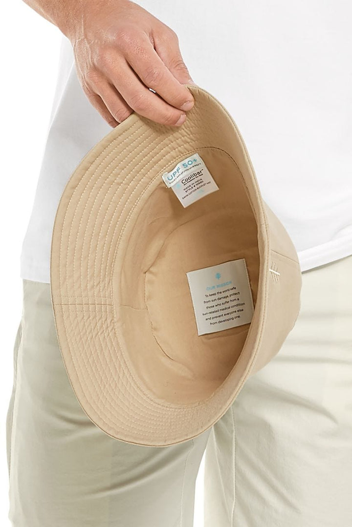 Men's Gavin Cotton Bucket Hat | Tan