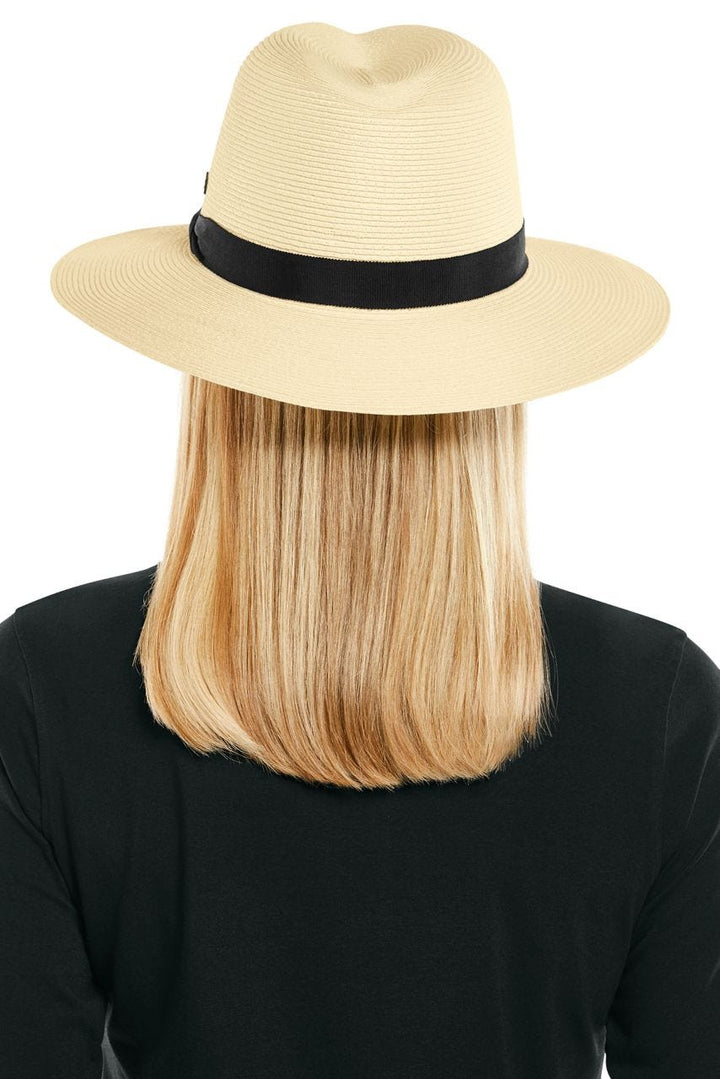 Unisex Peyton Lightweight Fedora | Ivory/Black