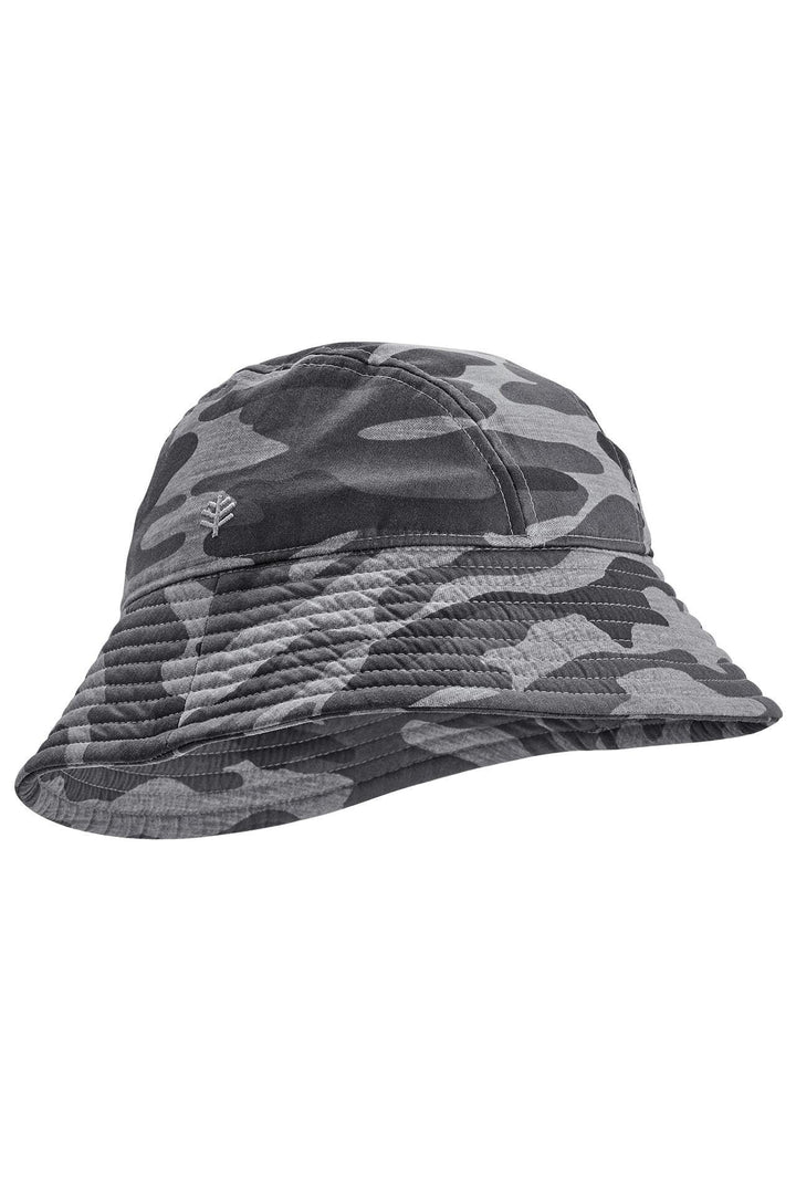 Kid's Katia Cotton Bucket Hat | Grey Modern Camo