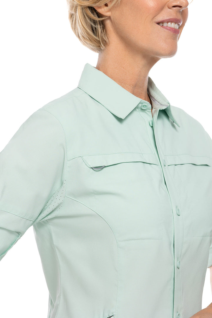 Women's Kodia Fishing Shirt | Misty Aqua