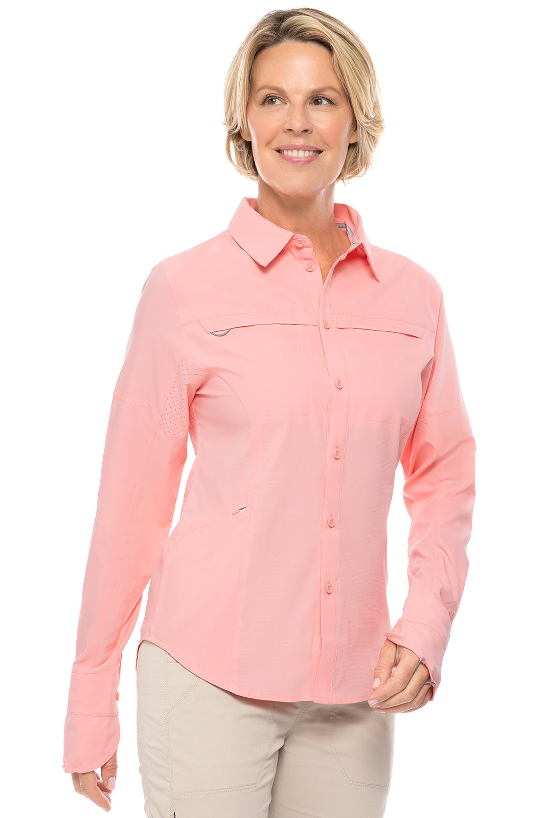 Women's Kodia Fishing Shirt | Peachy Pink – Coolibar