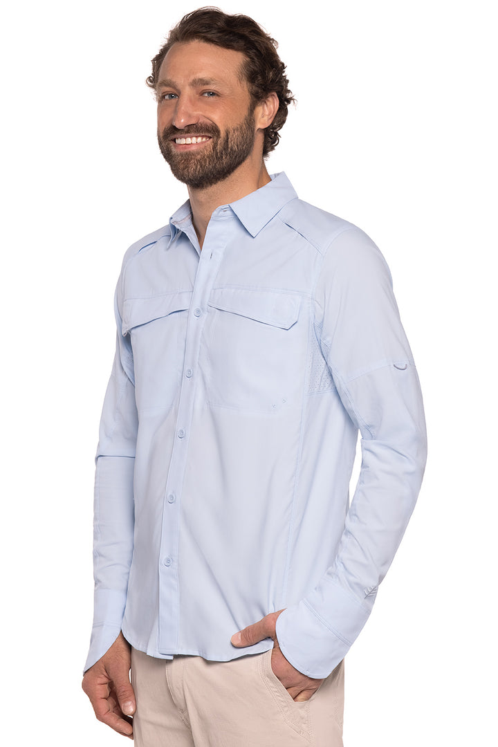 Men's Nassau Fishing Shirt | Light Blue