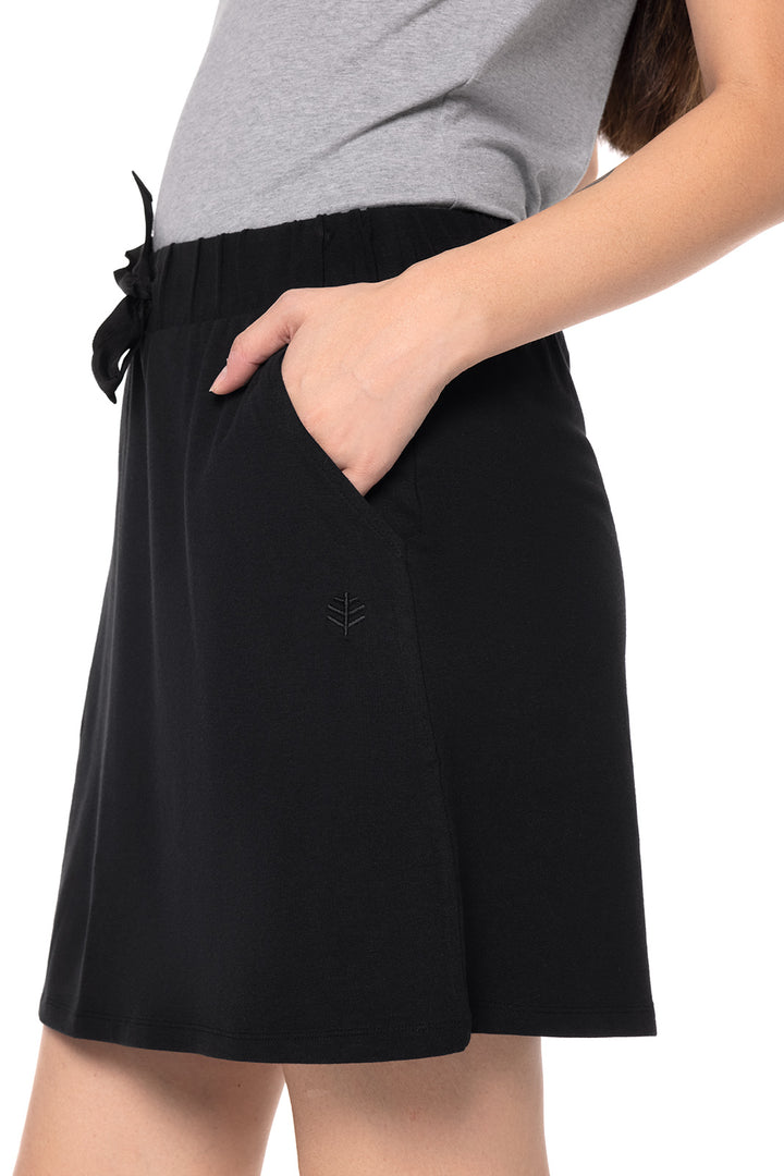 Women's Plaka Knit Skort | Black