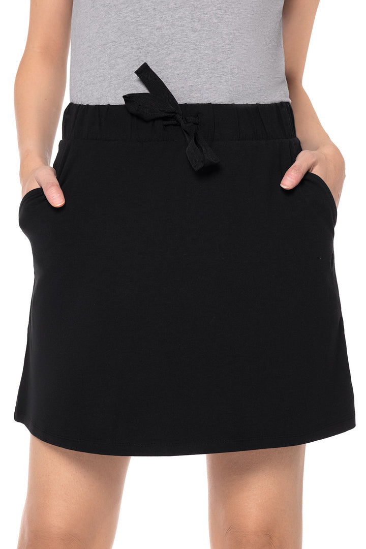 Women's Plaka Knit Skort | Black