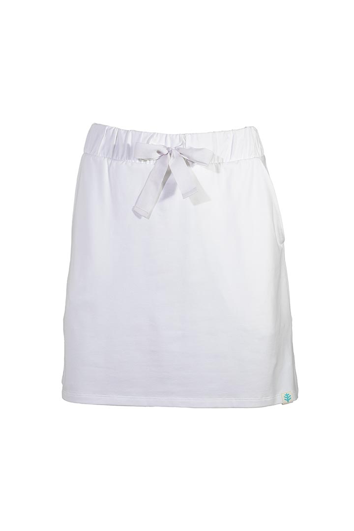 Women's Plaka Knit Skort | White