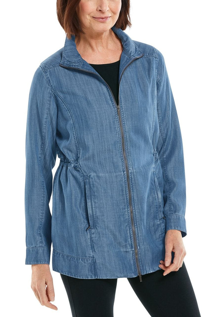 Women's Chambray Daylee Jacket | Light Indigo Chambray