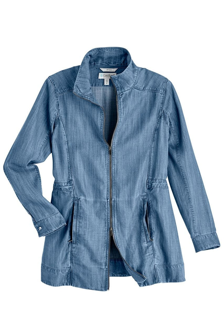 Women's Chambray Daylee Jacket | Light Indigo Chambray