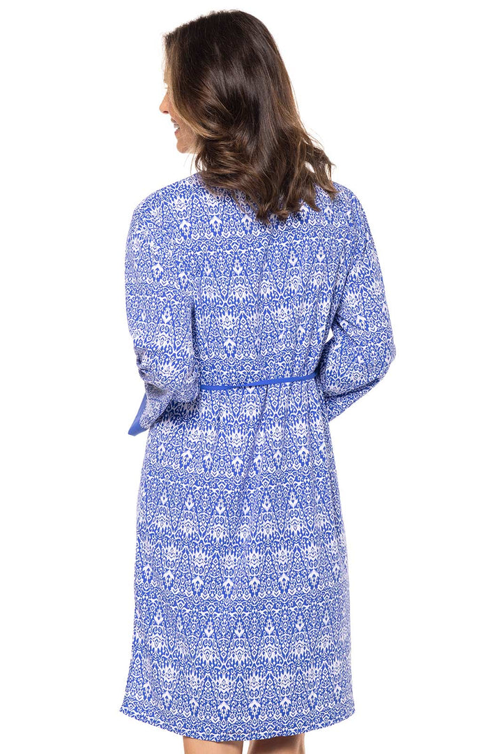 Women's Calvada Cover-Up Dress | Sailor Coastal Ikat