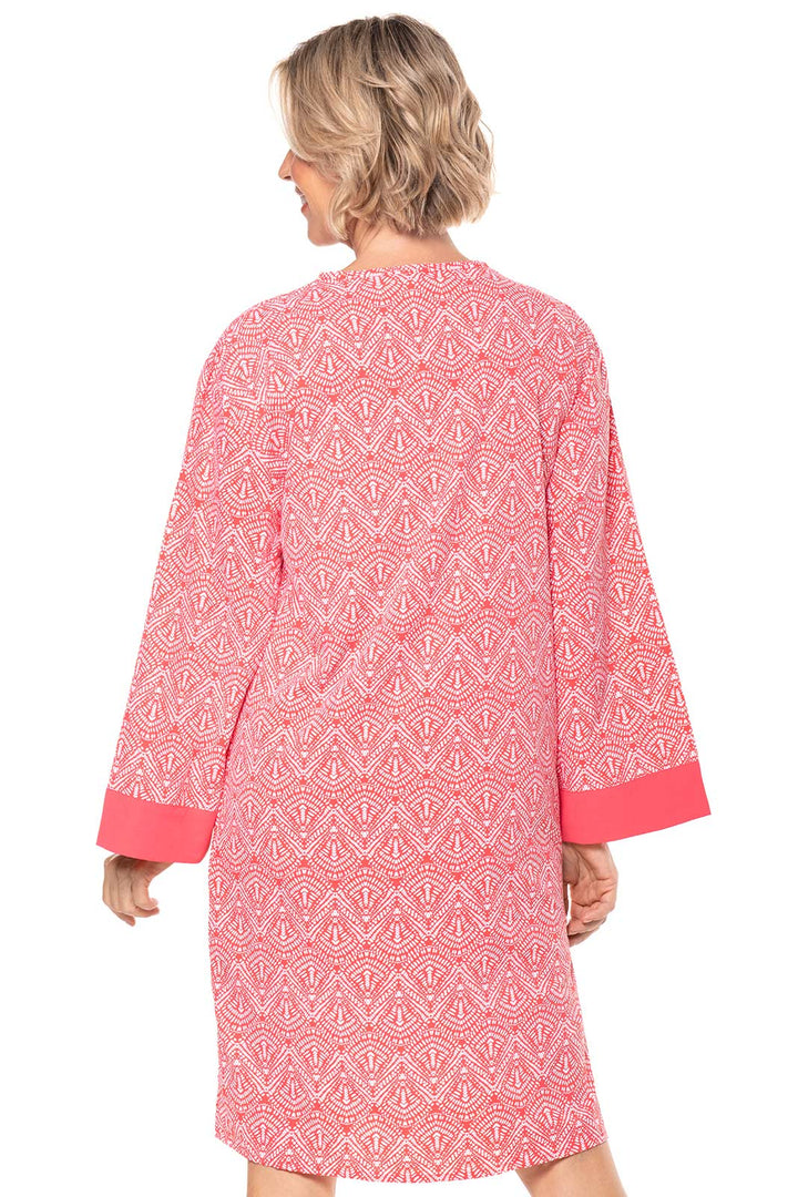 Women's Calvada Cover-Up Dress | Radiant Coral Alluvia