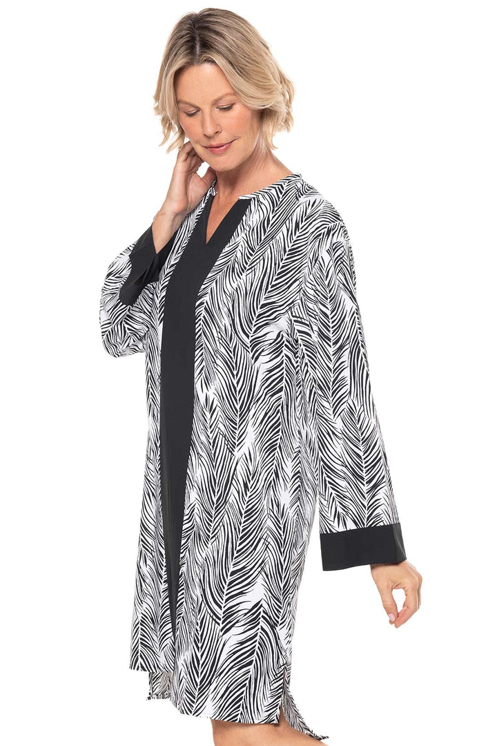 Women's Calvada Cover-Up Dress | Black/White Grand Palm