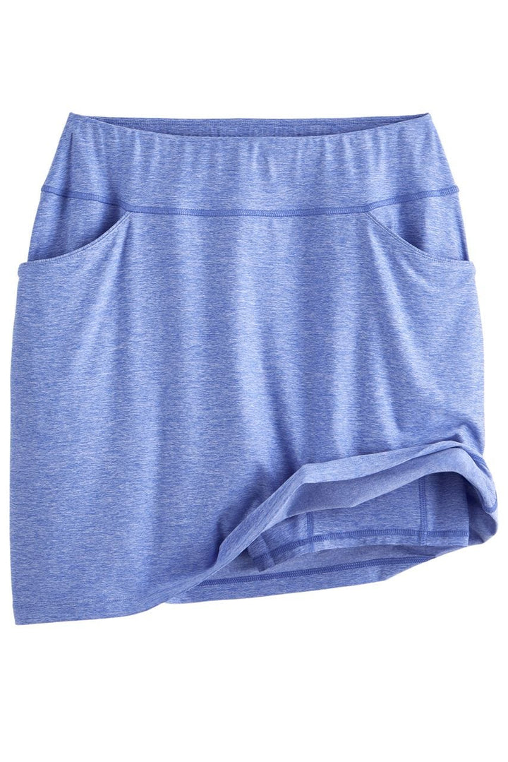 Women's Corta Performance Skort Clearance | Aura Blue Heather