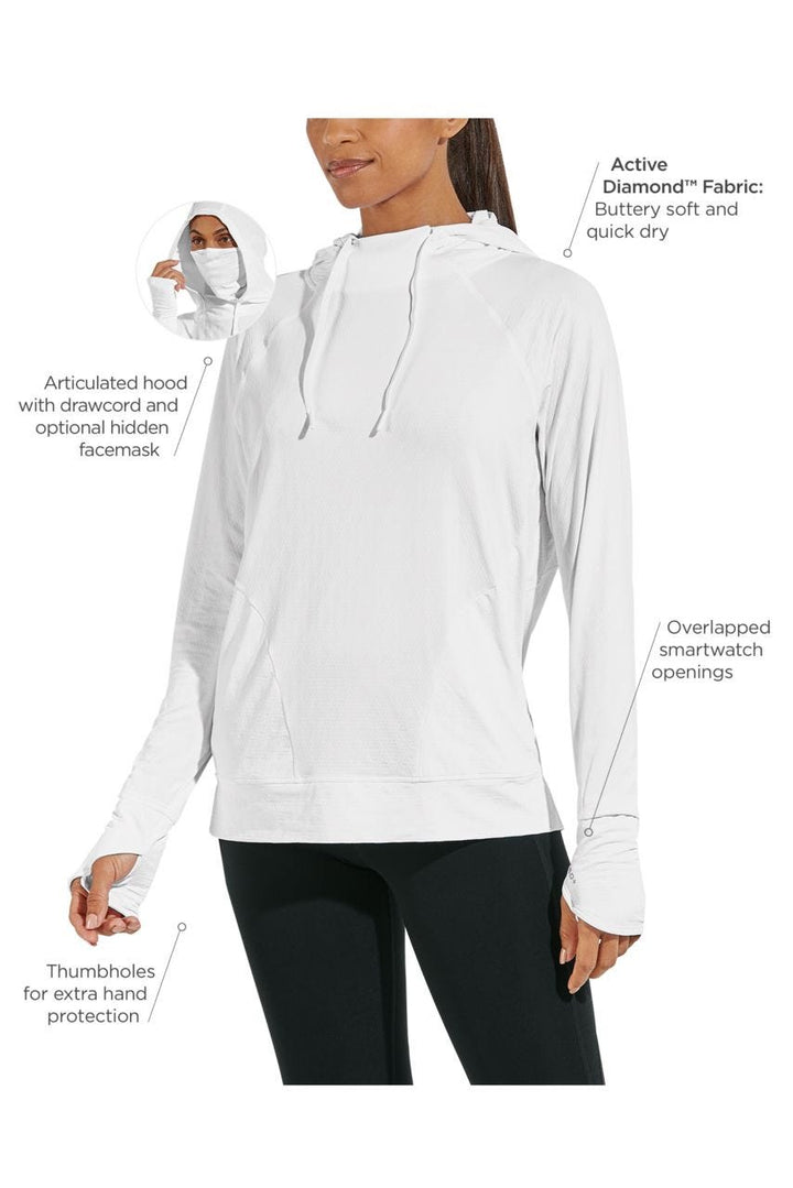 Women's Arabella Hoodie | White Diamond Jacquard