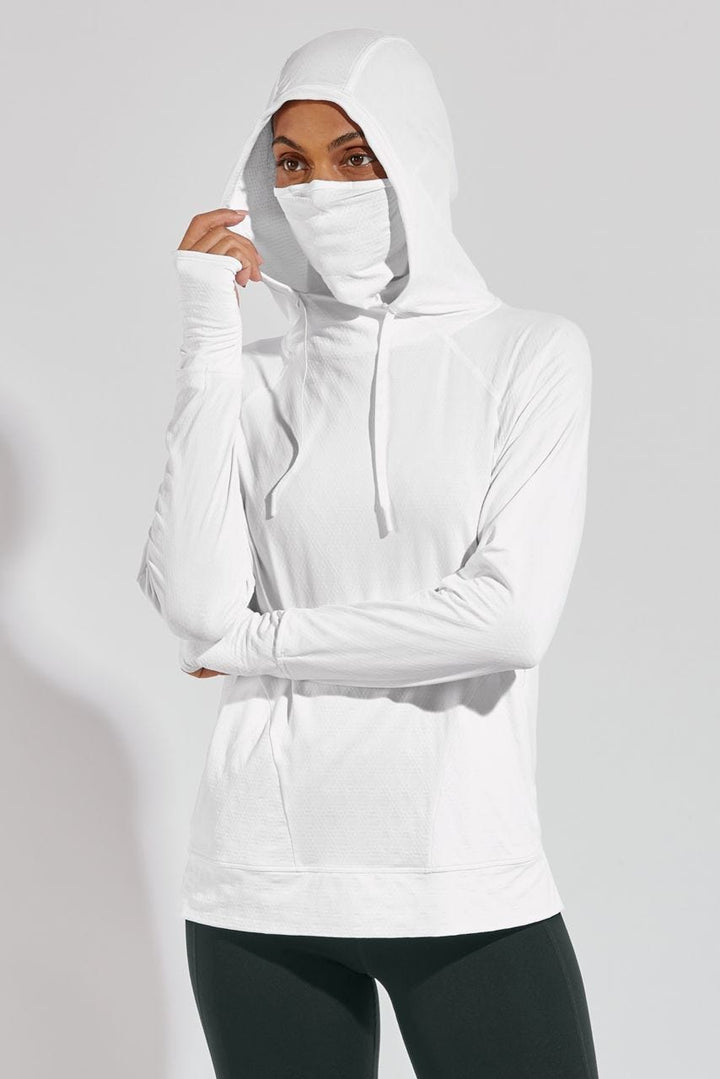 Women's Arabella Hoodie | White Diamond Jacquard