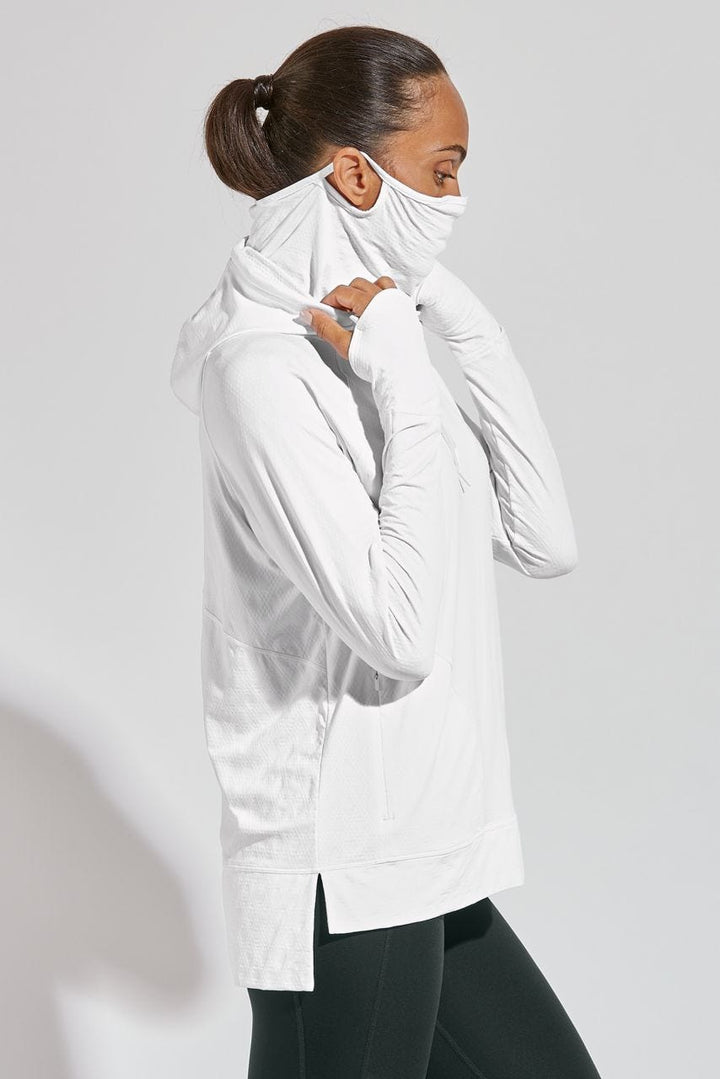 Women's Arabella Hoodie | White Diamond Jacquard