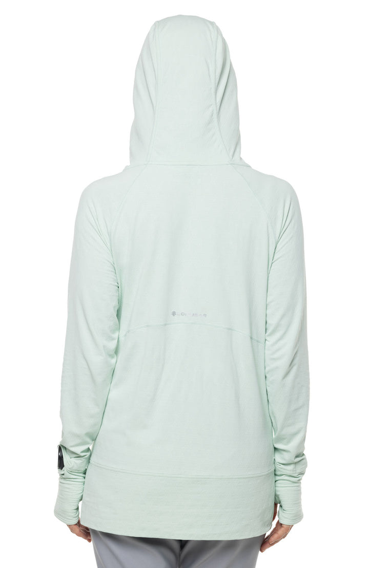 Women's Arabella Hoodie | Misty Aqua Diamond Jacquard