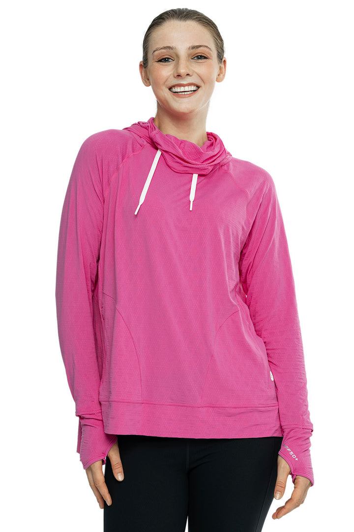 Women's Arabella Hoodie | Magnolia Pink Diamond Jacquard