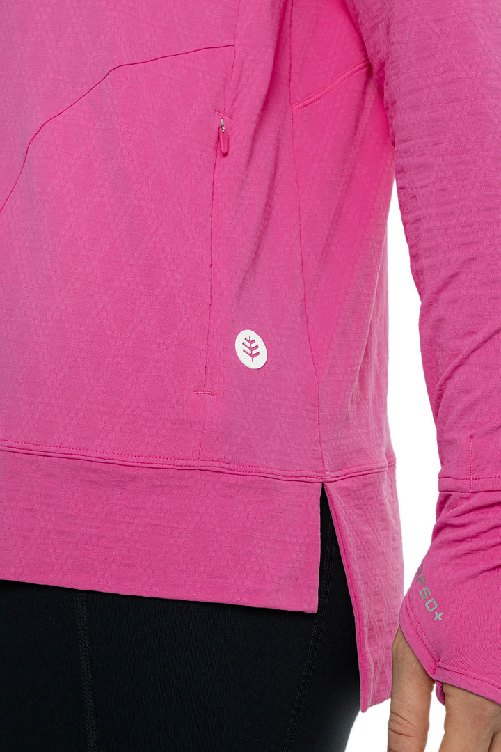 Women's Arabella Hoodie | Magnolia Pink Diamond Jacquard