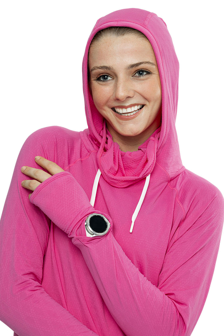 Women's Arabella Hoodie | Magnolia Pink Diamond Jacquard