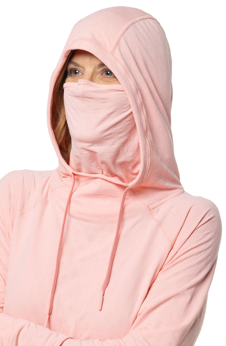 Women's Arabella Hoodie | Peachy Pink Diamond Jacquard