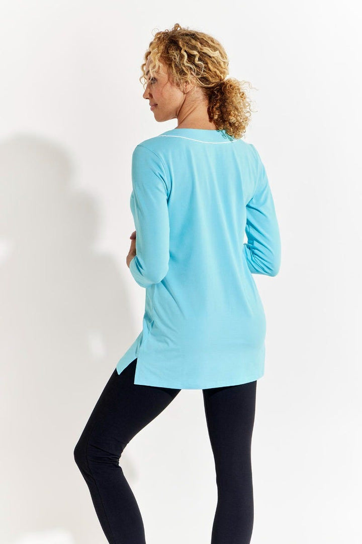 Women's Oceanview Tunic Top | Aruba Blue