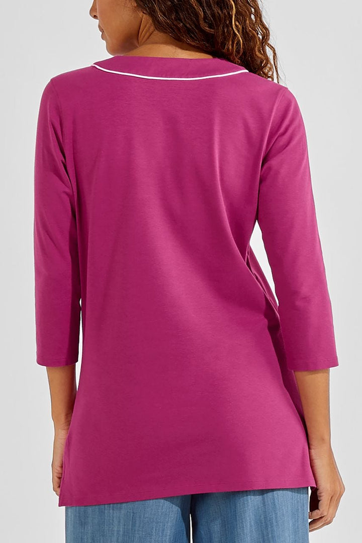 Women's Oceanview Tunic Top | Warm Angelica