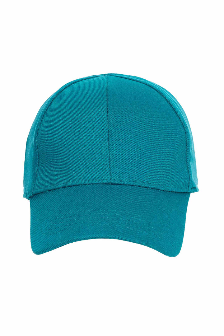 Unisex Zayne Cotton Ball Cap | Tahitian Teal