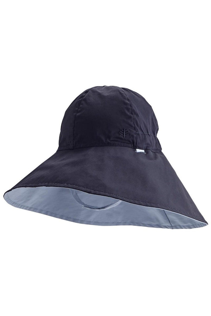 Kid's August Asymmetrical Hat | Light Blue / Dark Blue Colorblock