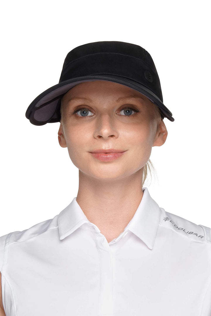 Olivia Convertible Sun Visor | Black