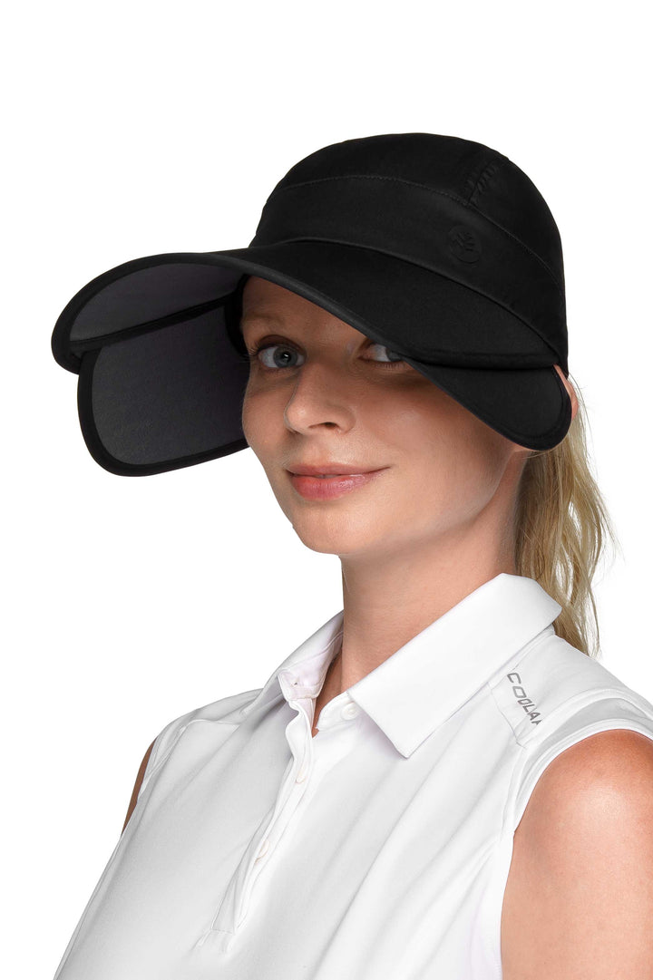 Olivia Convertible Sun Visor | Black