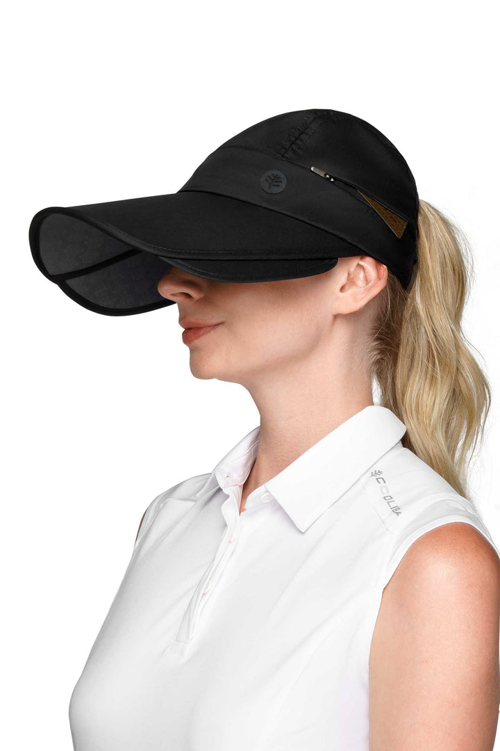 Olivia Convertible Sun Visor | Black