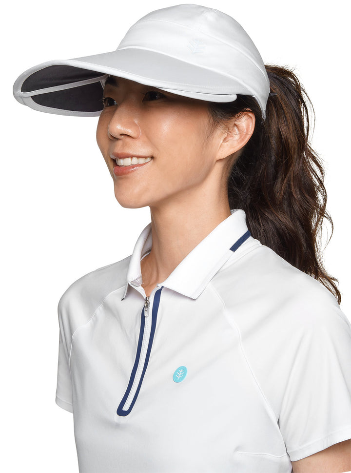 Women's Olivia Convertible Sun Visor | White