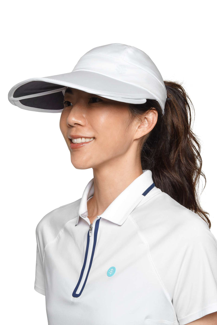 Women's Olivia Convertible Sun Visor | White