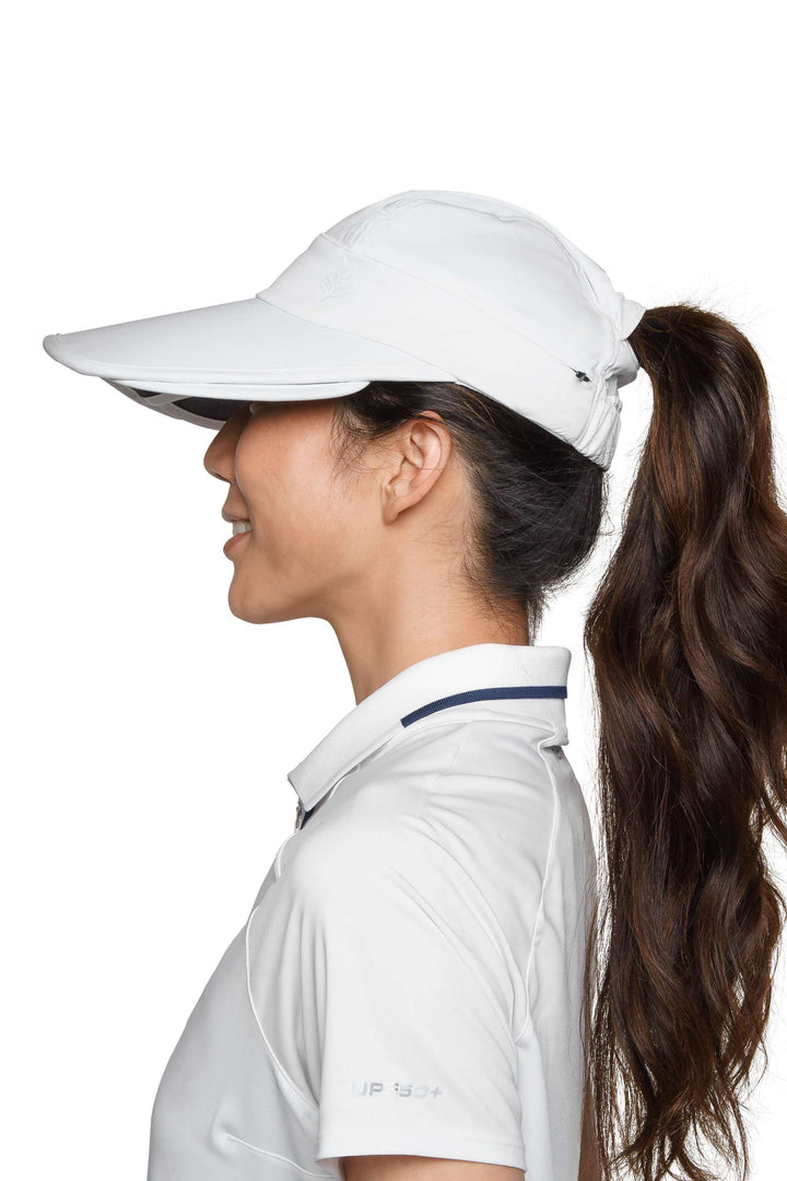 Women's Olivia Convertible Sun Visor | White