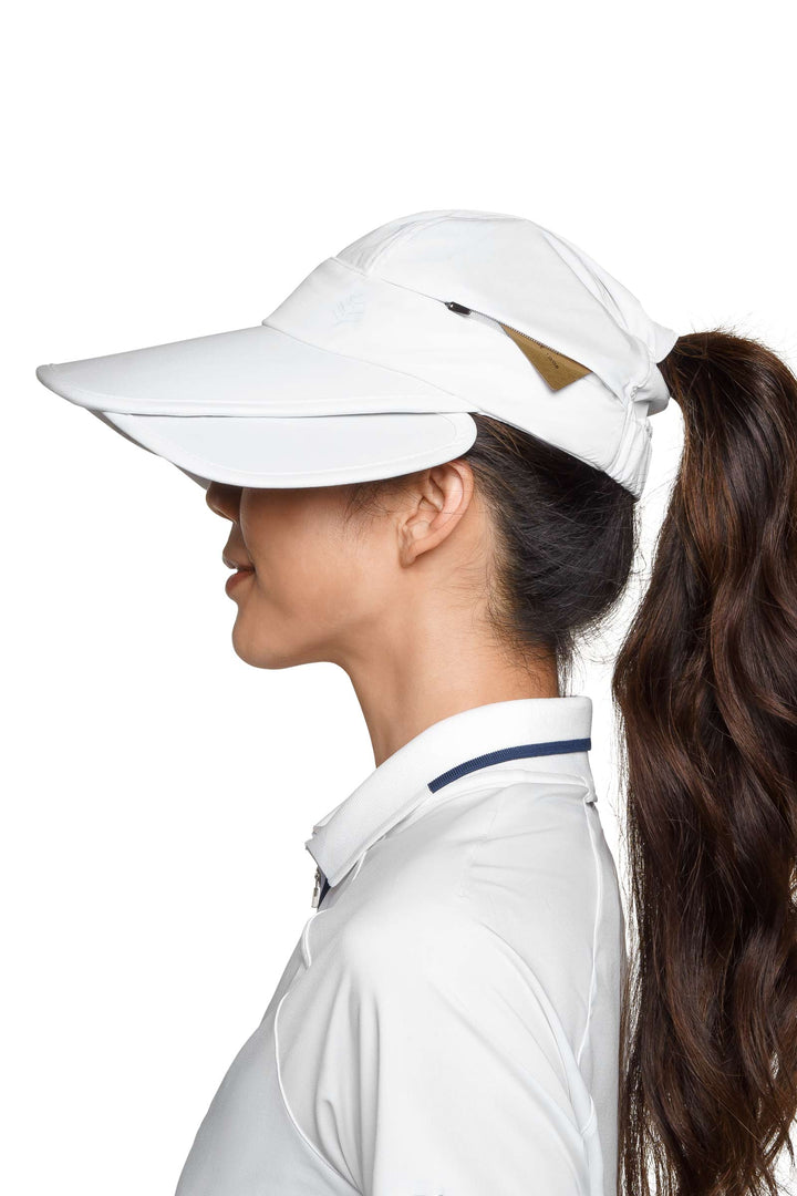 Women's Olivia Convertible Sun Visor | White