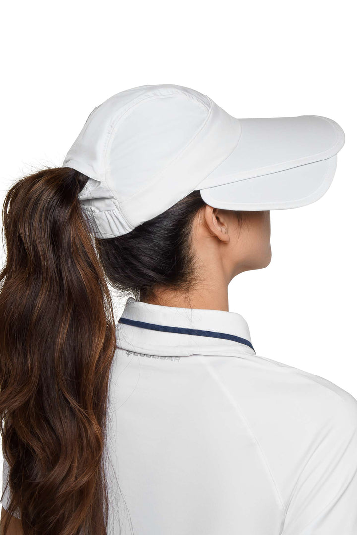 Women's Olivia Convertible Sun Visor | White