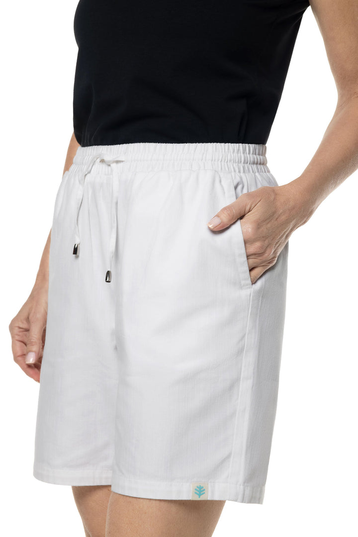 Women's Enclave Chambray Shorts | White Chambray