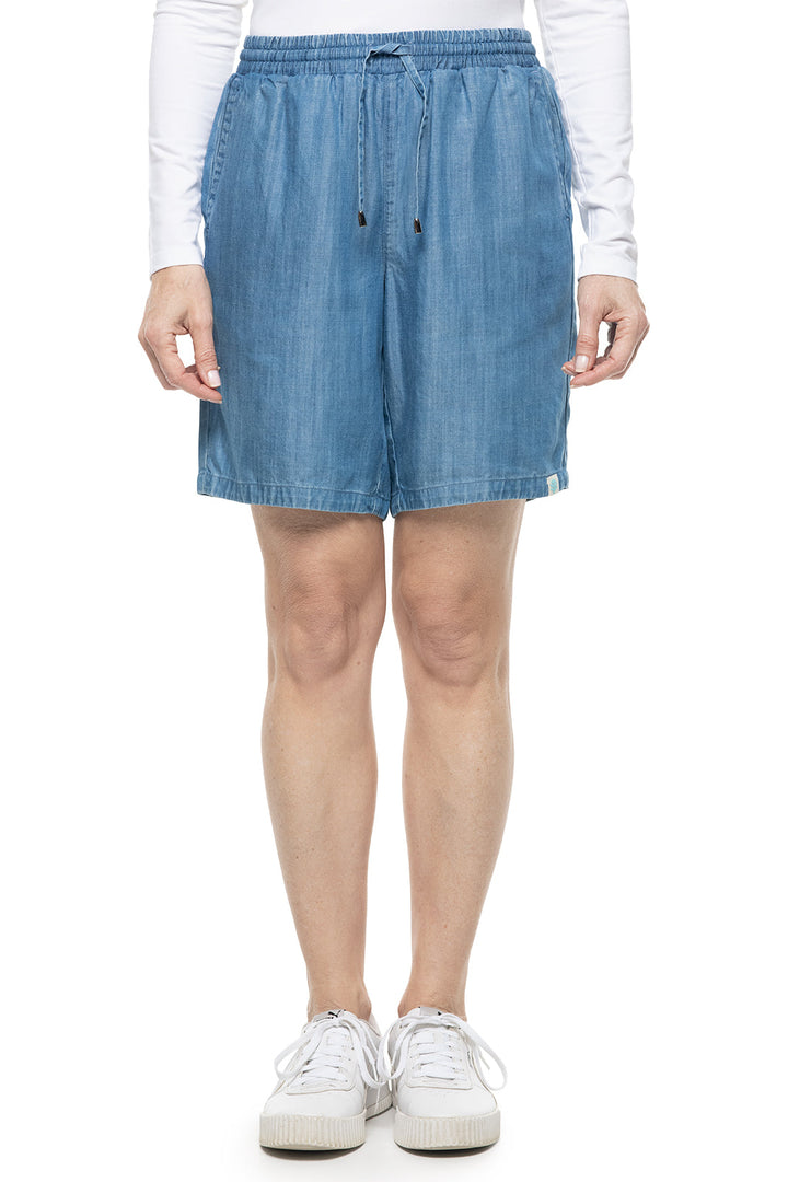 Women's Enclave Chambray Shorts | Light Indigo Chambray