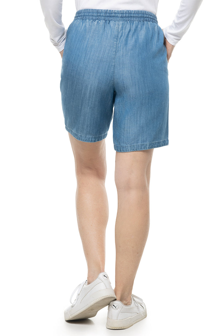 Women's Enclave Chambray Shorts | Light Indigo Chambray