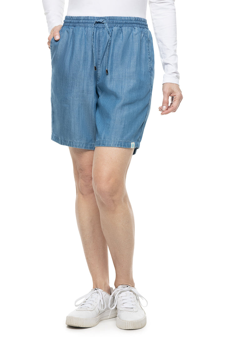 Women's Enclave Chambray Shorts | Light Indigo Chambray