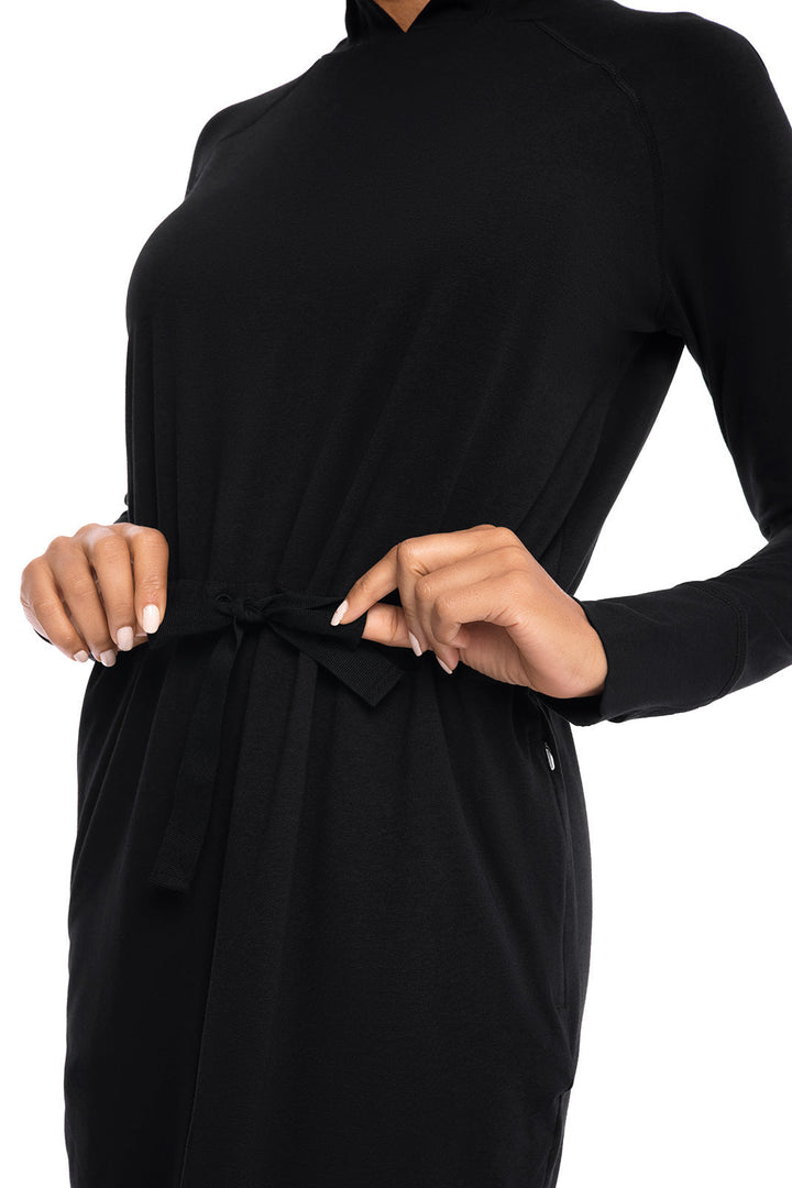 Women's LumaLeo Hoodie Dress | Black