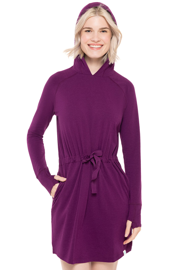 Women's LumaLeo Hoodie Dress | Rich Plum