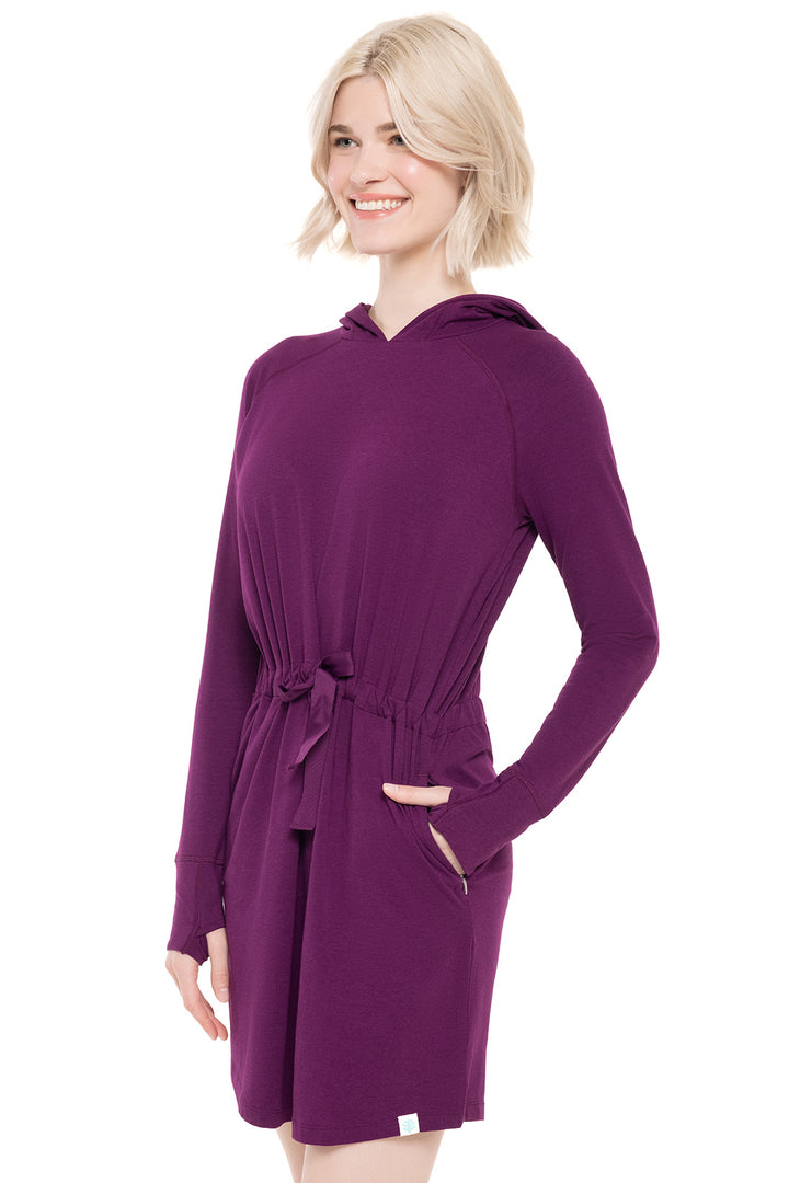 Women's LumaLeo Hoodie Dress | Rich Plum