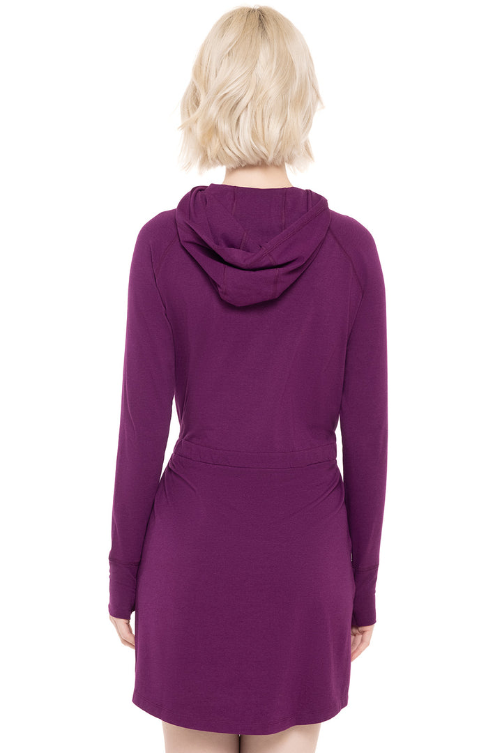 Women's LumaLeo Hoodie Dress | Rich Plum