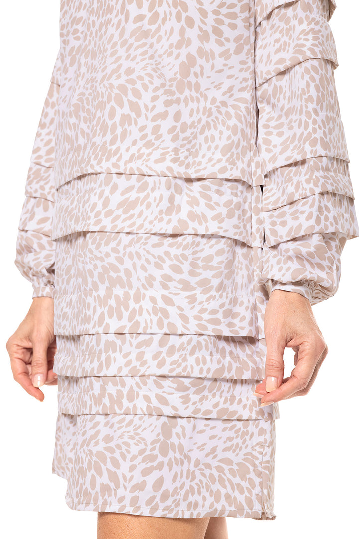 Women's Kallithea Cover-Up Dress | Warm Taupe Audrey Dot