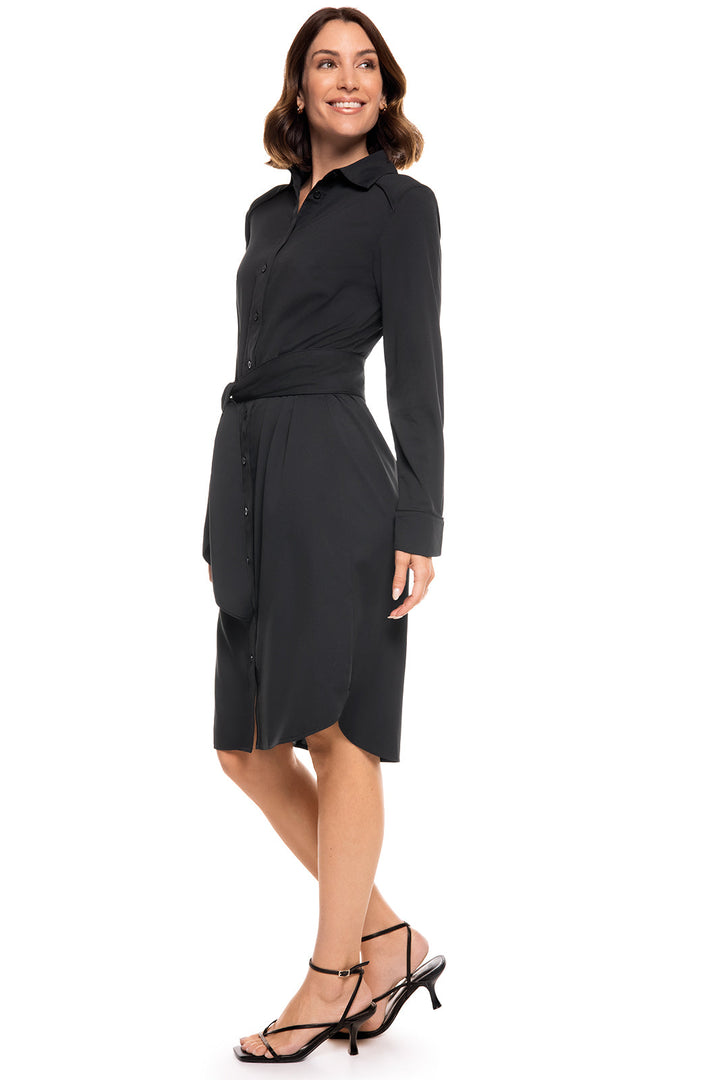 Women's Kitts Shirt Dress | Black