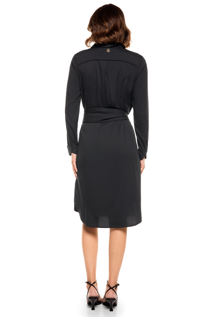 Women's Kitts Shirt Dress | Black