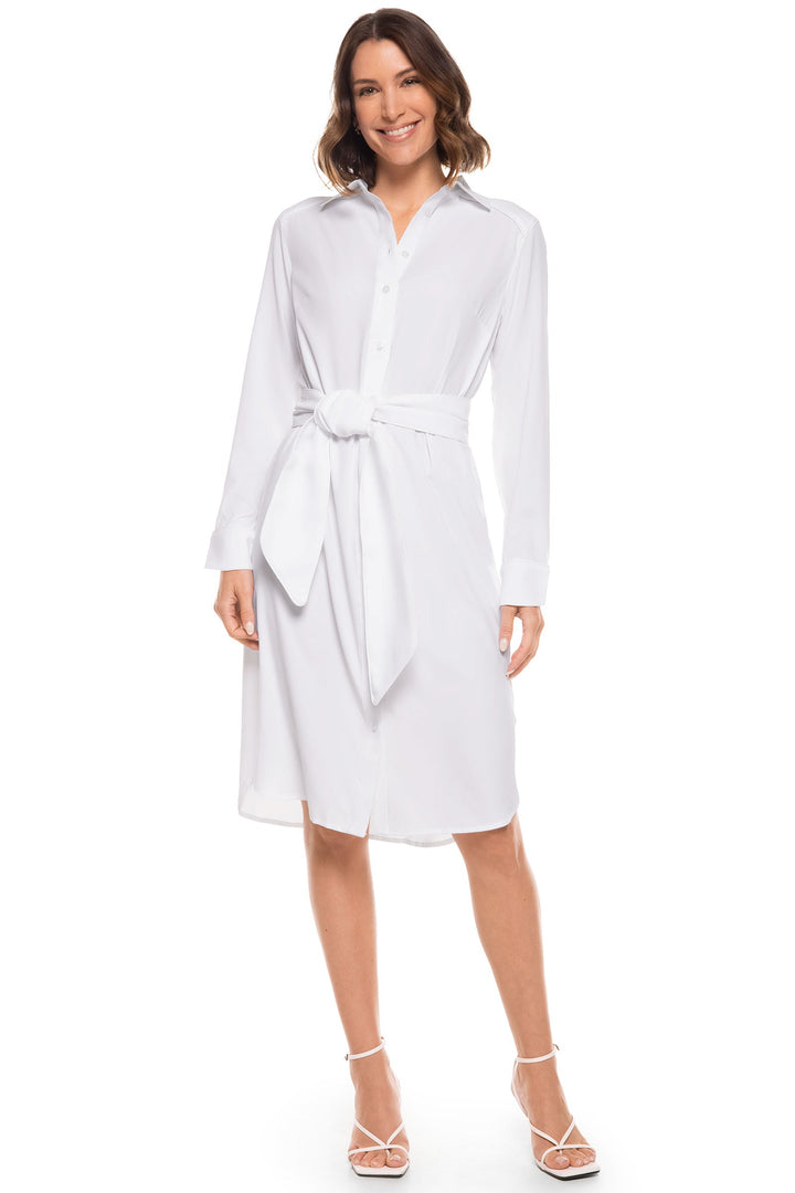 Women's Kitts Shirt Dress | White