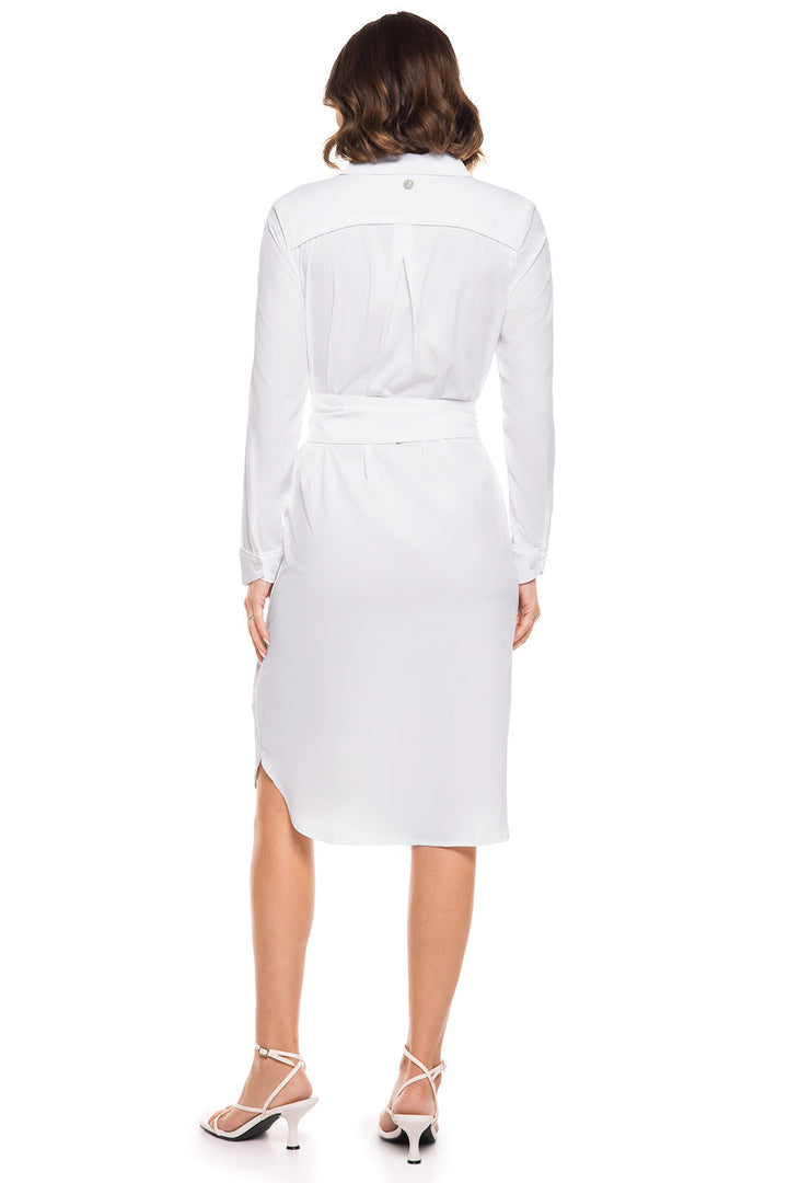 Women's Kitts Shirt Dress | White